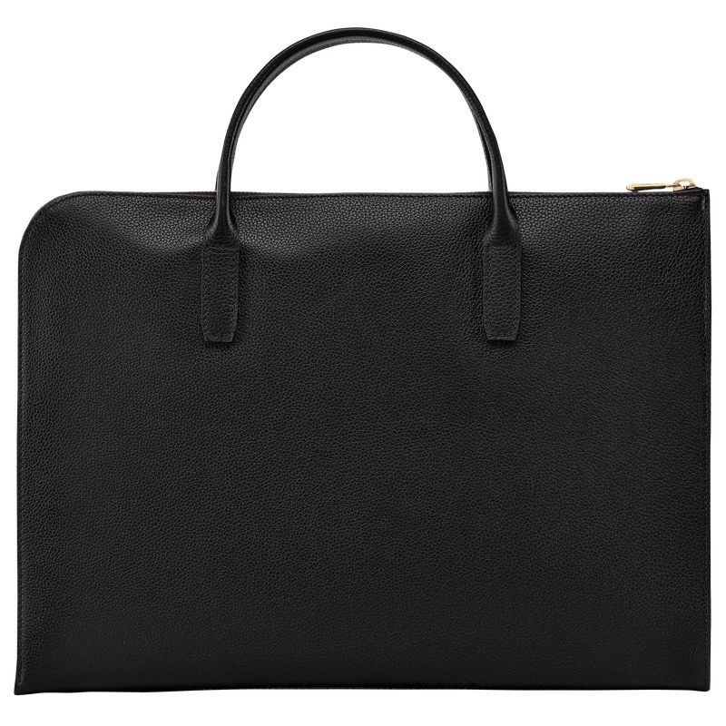 Longchamp Le Foulonné S Portfölj Dam Svarta | 1532-SQTDW