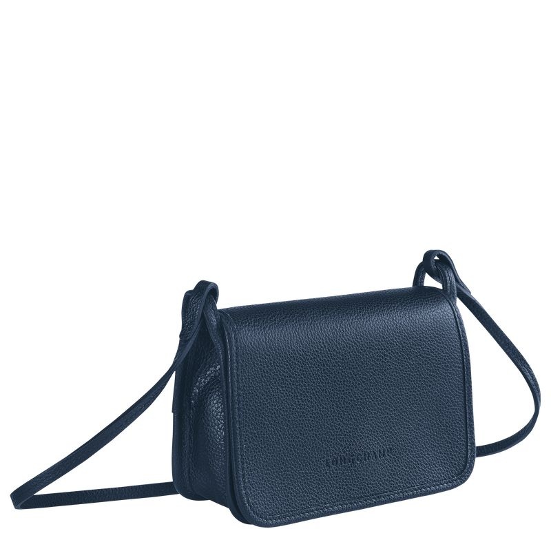 Longchamp Le Foulonné XS Clutch Dam Marinblå | 5120-GQKYL