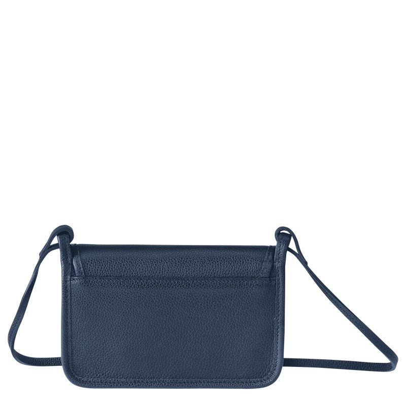 Longchamp Le Foulonné XS Clutch Dam Marinblå | 5120-GQKYL