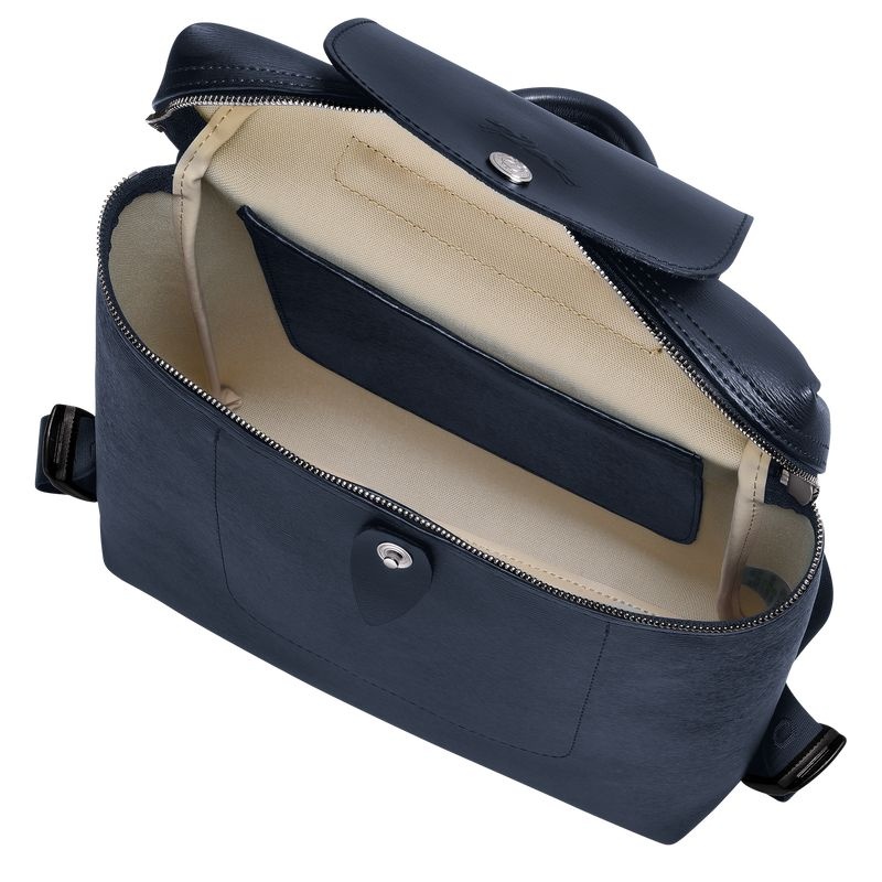 Longchamp Le Pliage City M Ryggsäckar Herr Marinblå | 0468-GDFPM