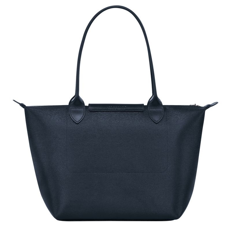 Longchamp Le Pliage City M Toteväska Dam Marinblå | 7098-SCEXB