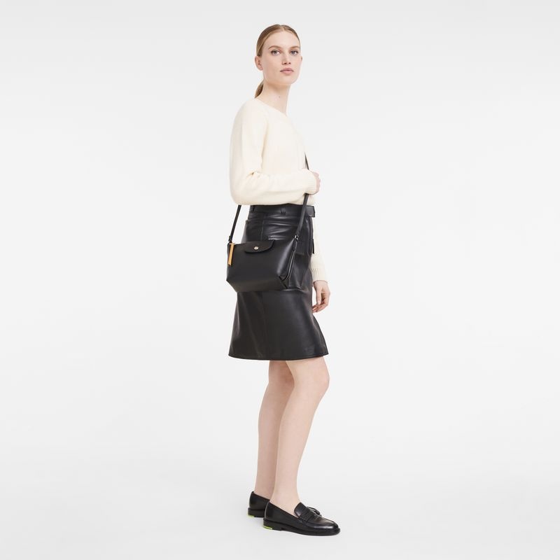 Longchamp Le Pliage City XS Crossbody Väska Dam Svarta | 9261-UDNHS