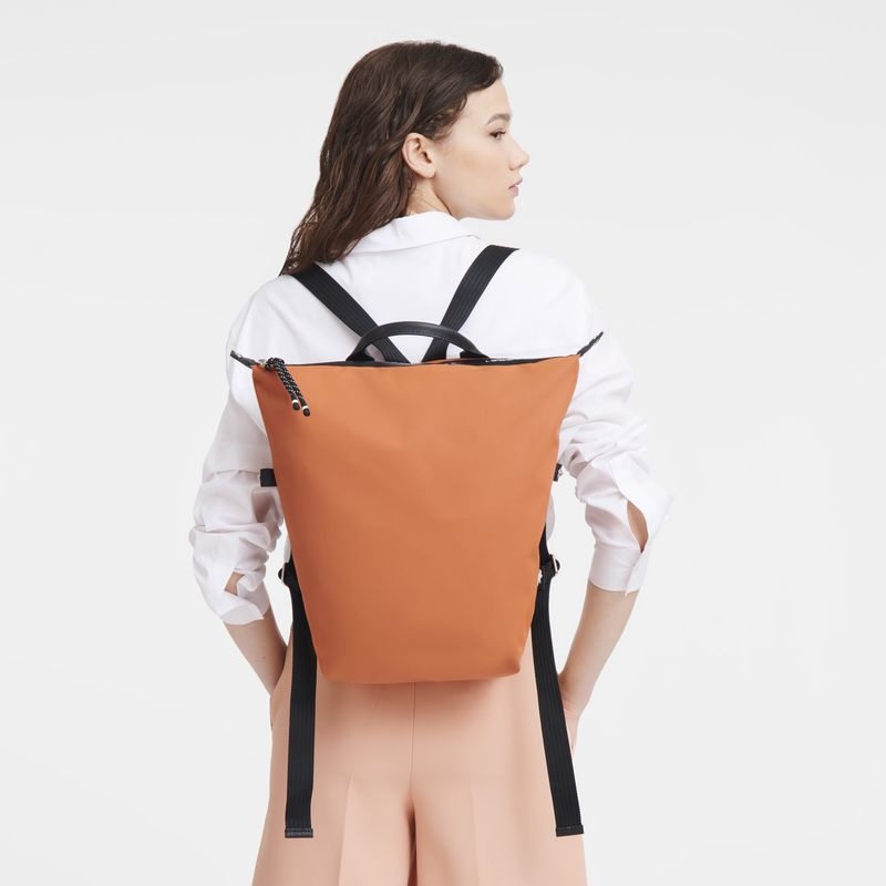 Longchamp Le Pliage Energy L Ryggsäckar Dam Orange | 8046-OKJTC