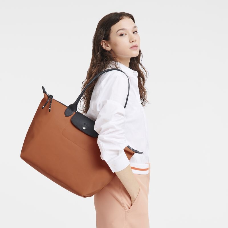 Longchamp Le Pliage Energy L Toteväska Dam Bruna | 5390-JGFNV