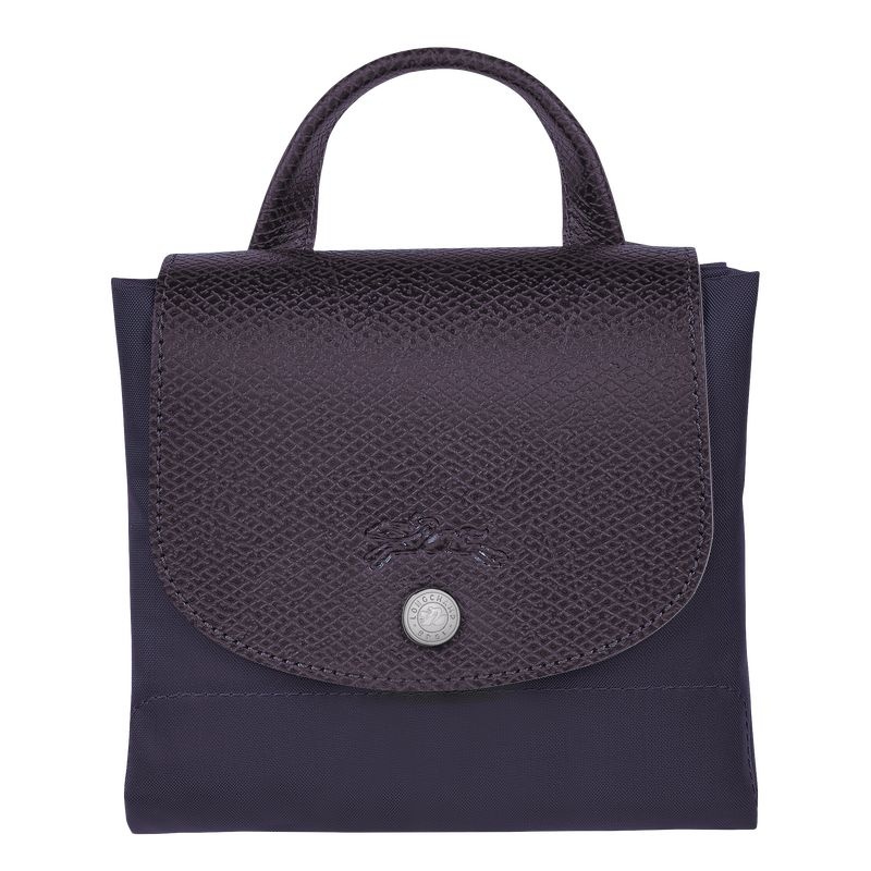 Longchamp Le Pliage Green M Ryggsäckar Dam Marinblå | 4986-SBZTC