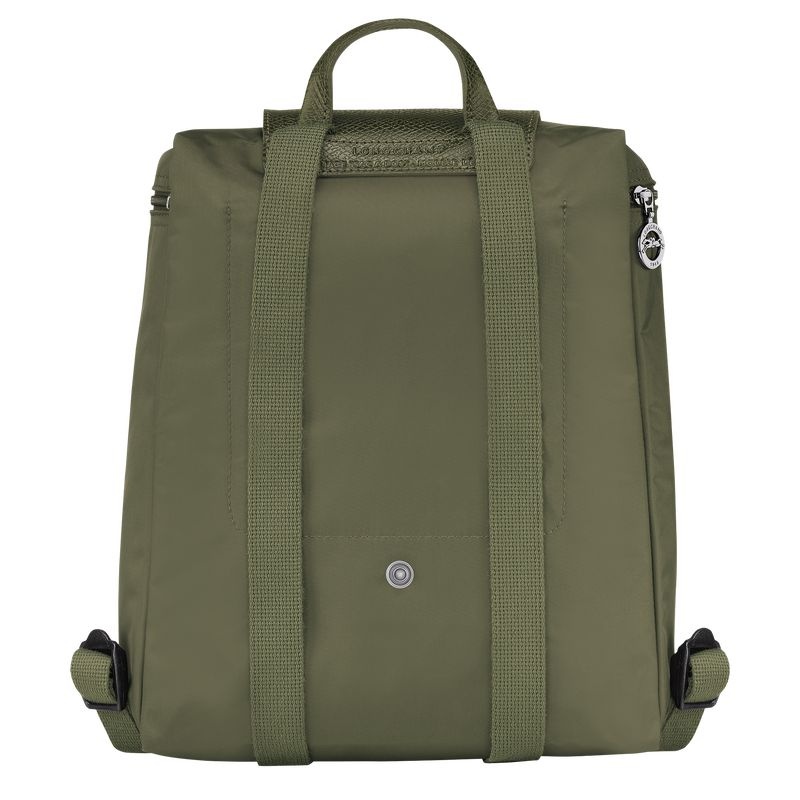 Longchamp Le Pliage Green M Ryggsäckar Dam Gröna | 3871-IOFSV