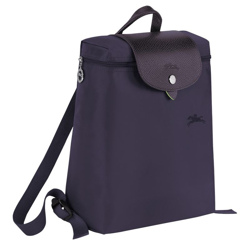 Longchamp Le Pliage Green M Ryggsäckar Dam Marinblå | 9164-LUIGV