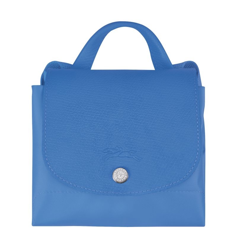 Longchamp Le Pliage Green M Ryggsäckar Dam Blå | 8692-PLCKI