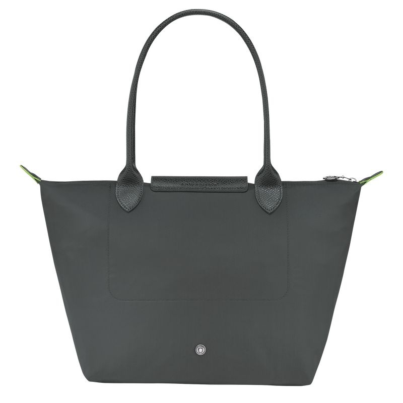 Longchamp Le Pliage Green M Toteväska Dam Mörkgrå | 4602-WPHXC