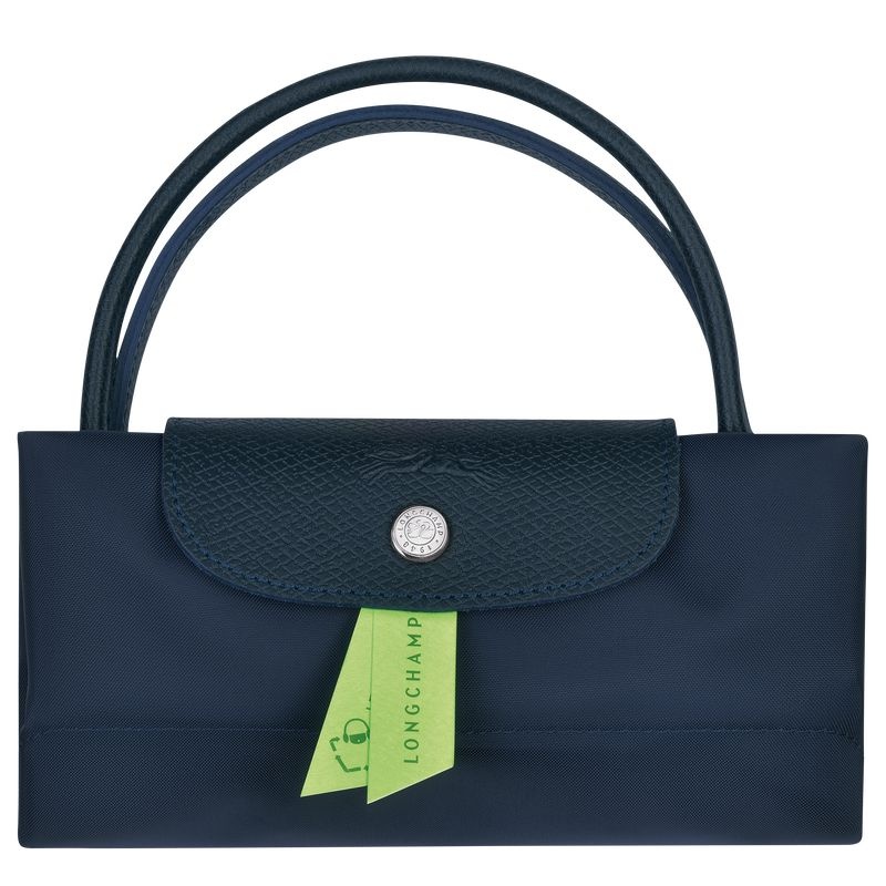 Longchamp Le Pliage Green S Handväska Dam Marinblå | 0943-DALQW