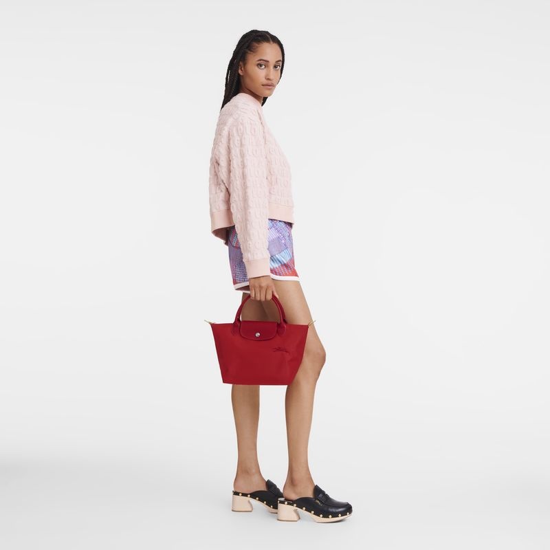 Longchamp Le Pliage Green S Handväska Dam Rosa | 7584-OSPME