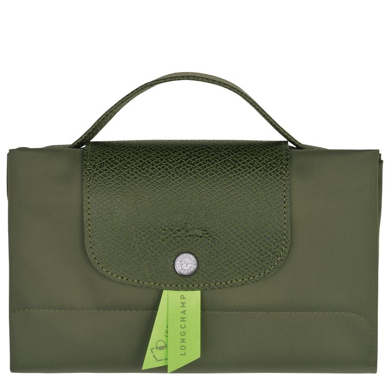 Longchamp Le Pliage Green S Portfölj Dam Gröna | 8536-TWUGF