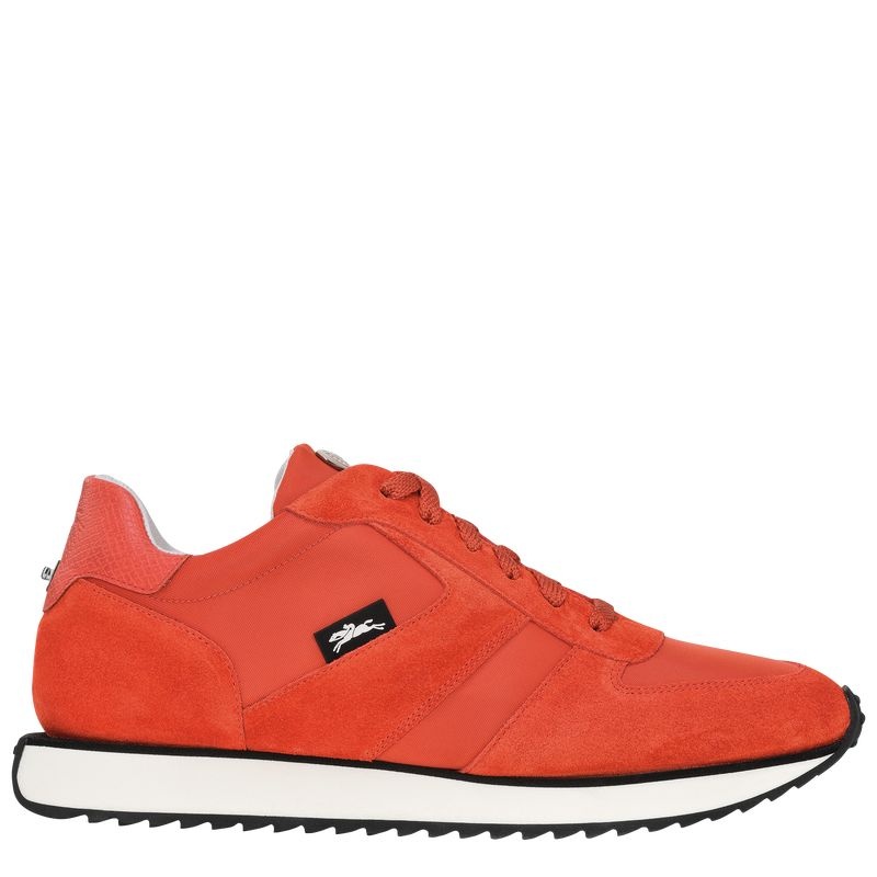 Longchamp Le Pliage Kollektion Sneakers Dam Orange | 2364-KNQUL