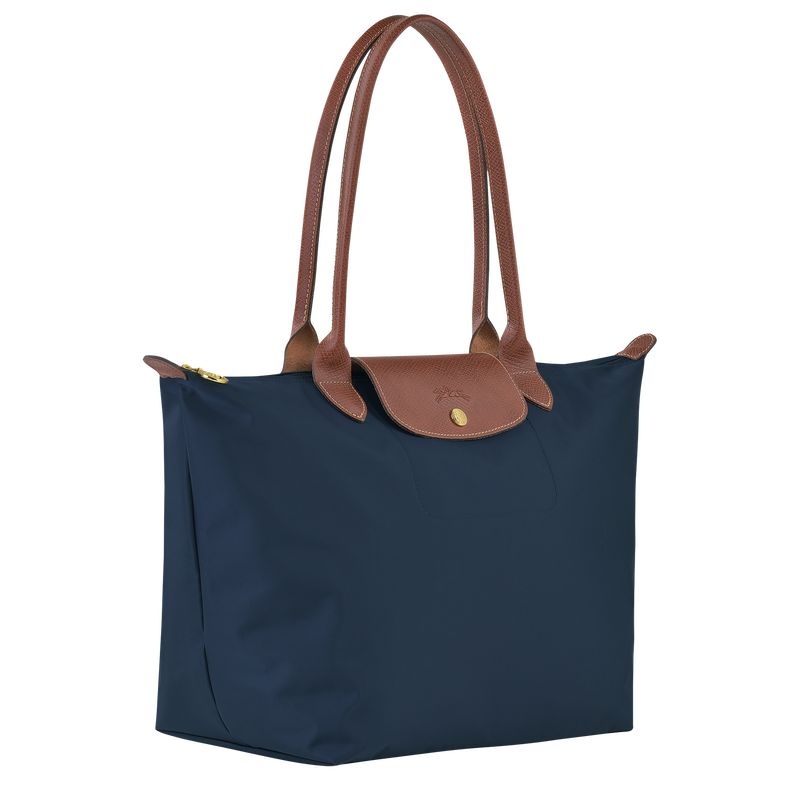 Longchamp Le Pliage Original L Toteväska Dam Marinblå | 3726-YKGVT