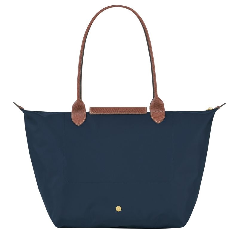 Longchamp Le Pliage Original L Toteväska Dam Marinblå | 3726-YKGVT