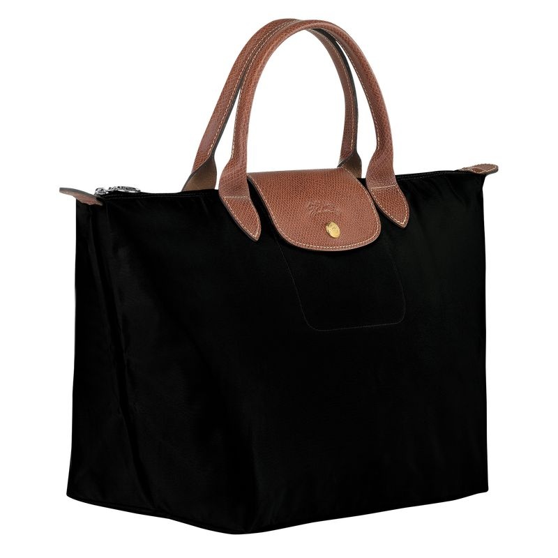 Longchamp Le Pliage Original M Handväska Dam Svarta | 2495-WFVTI