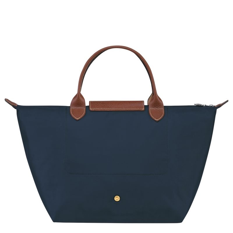 Longchamp Le Pliage Original M Handväska Dam Marinblå | 1927-FNXOL