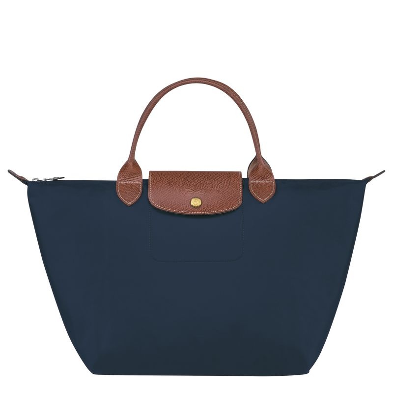 Longchamp Le Pliage Original M Handväska Dam Marinblå | 1927-FNXOL