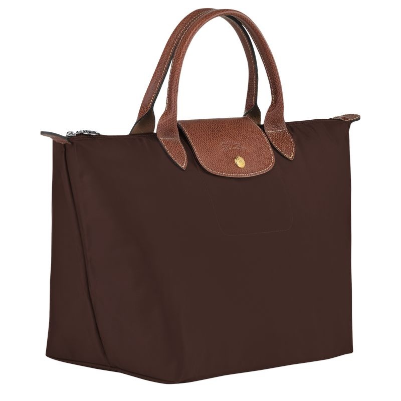 Longchamp Le Pliage Original M Handväska Dam Choklad | 8257-HTUJY