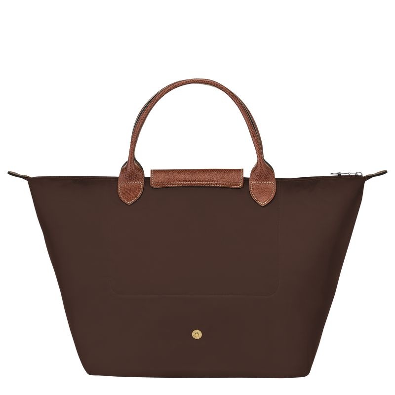 Longchamp Le Pliage Original M Handväska Dam Choklad | 8257-HTUJY