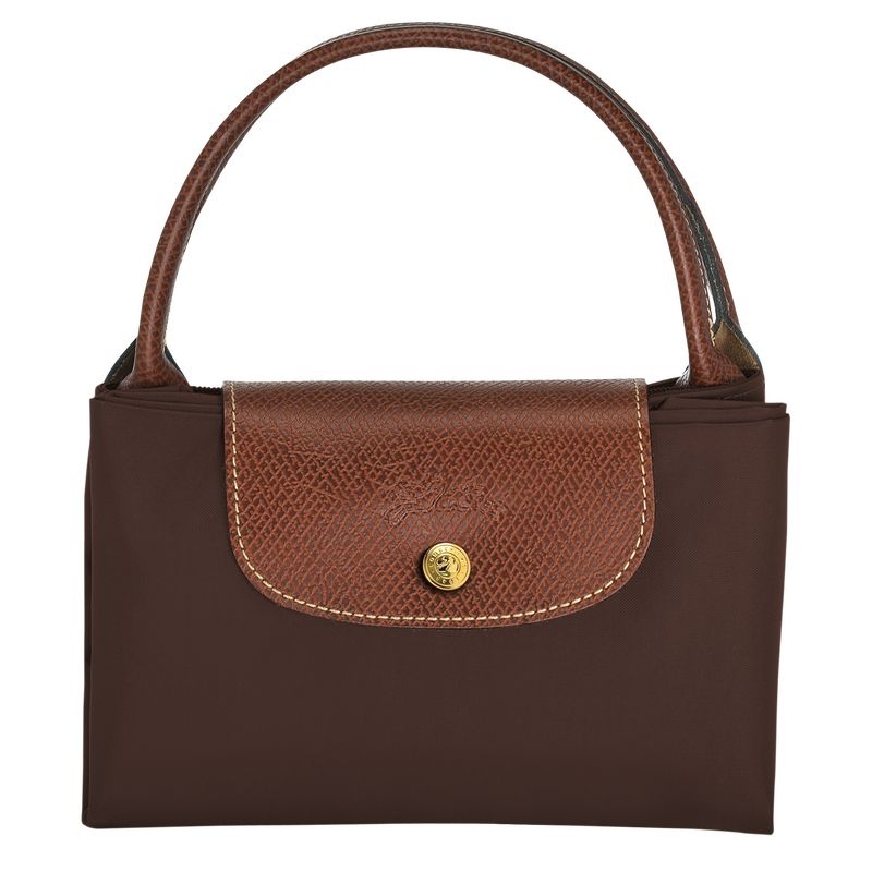 Longchamp Le Pliage Original M Handväska Dam Choklad | 8257-HTUJY