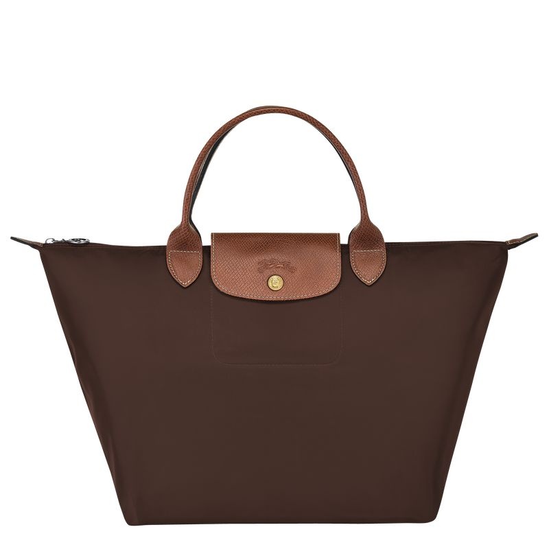 Longchamp Le Pliage Original M Handväska Dam Choklad | 8257-HTUJY