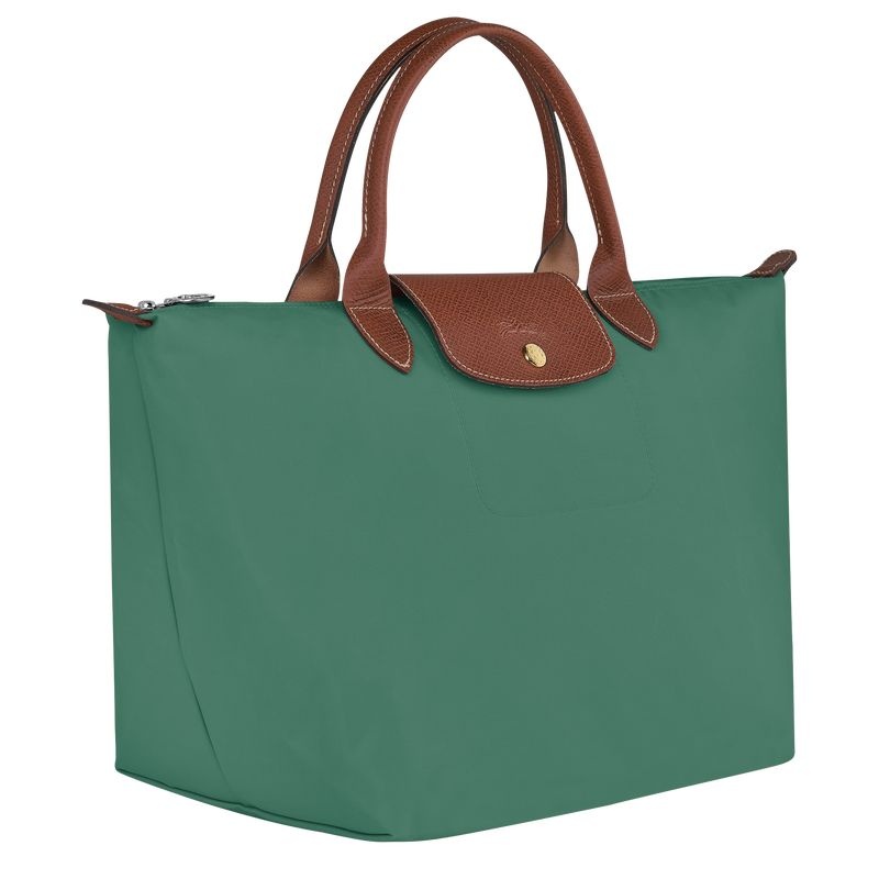 Longchamp Le Pliage Original M Handväska Dam Olivgröna | 0423-FUWYJ