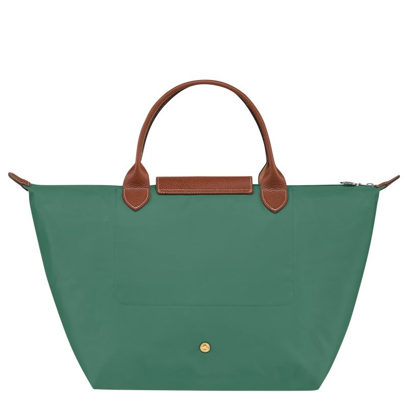 Longchamp Le Pliage Original M Handväska Dam Olivgröna | 0423-FUWYJ