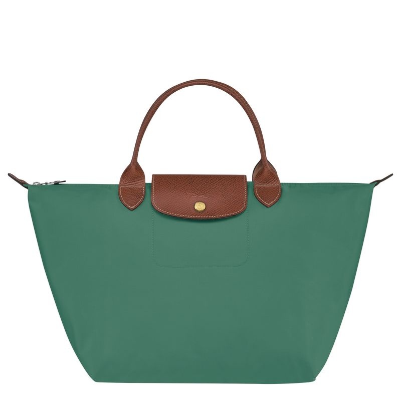 Longchamp Le Pliage Original M Handväska Dam Olivgröna | 0423-FUWYJ