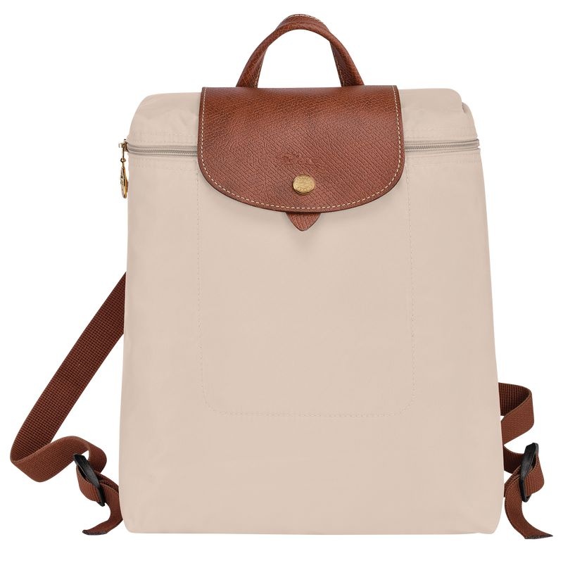 Longchamp Le Pliage Original M Ryggsäckar Dam Vita | 2765-QFEMB