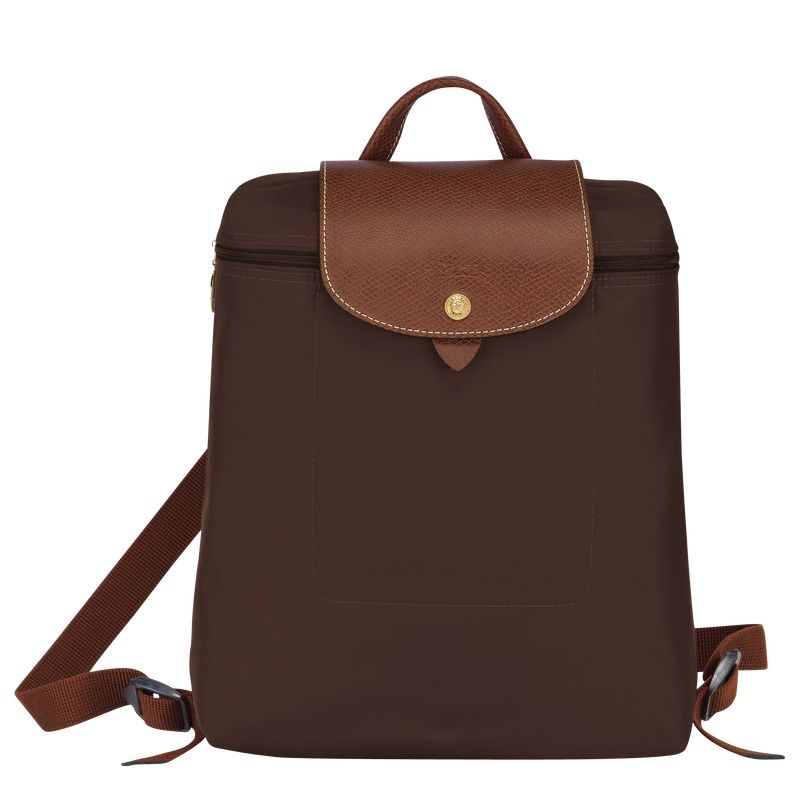 Longchamp Le Pliage Original M Ryggsäckar Dam Choklad | 2108-MQLSW