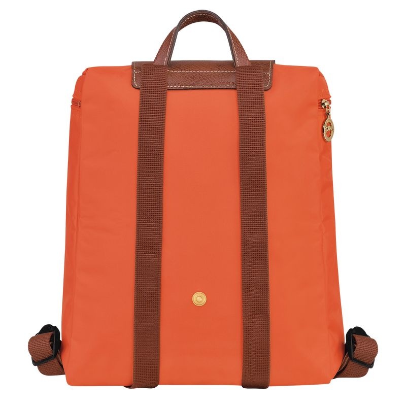 Longchamp Le Pliage Original M Ryggsäckar Dam Orange | 1860-ZNBWJ