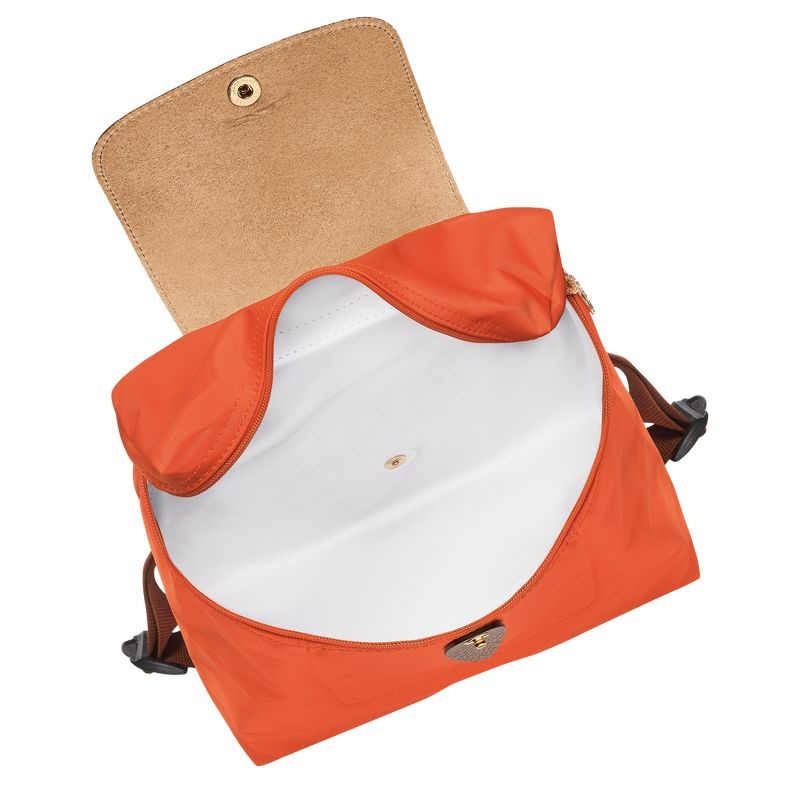 Longchamp Le Pliage Original M Ryggsäckar Dam Orange | 1860-ZNBWJ