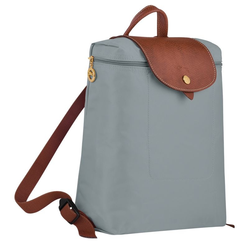 Longchamp Le Pliage Original M Ryggsäckar Dam Grå | 9516-GVNMB