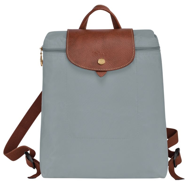 Longchamp Le Pliage Original M Ryggsäckar Dam Grå | 9516-GVNMB