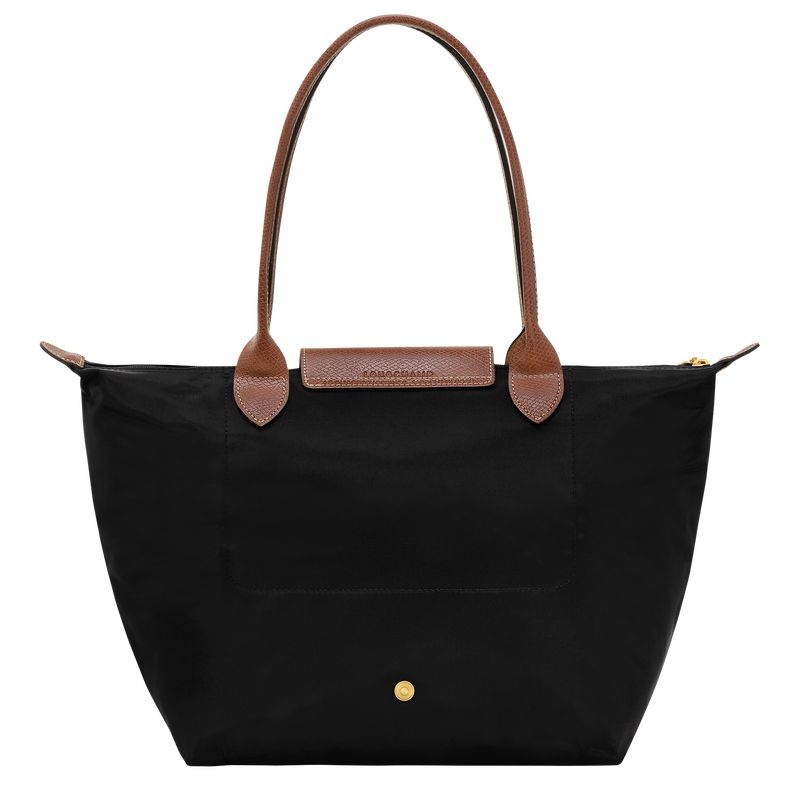 Longchamp Le Pliage Original M Toteväska Dam Svarta | 9368-OHEFN