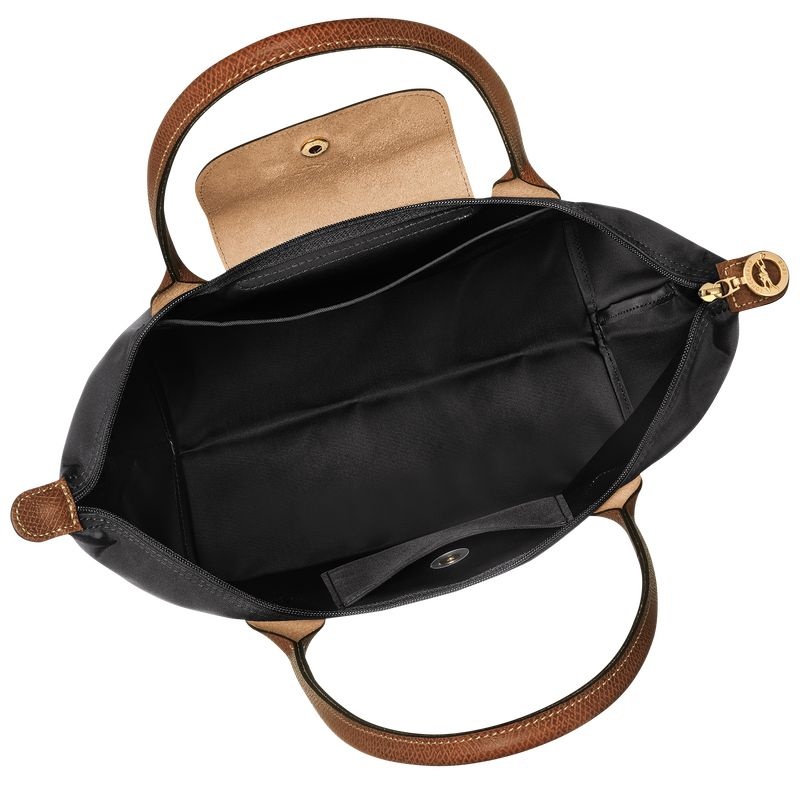 Longchamp Le Pliage Original M Toteväska Dam Svarta | 9368-OHEFN