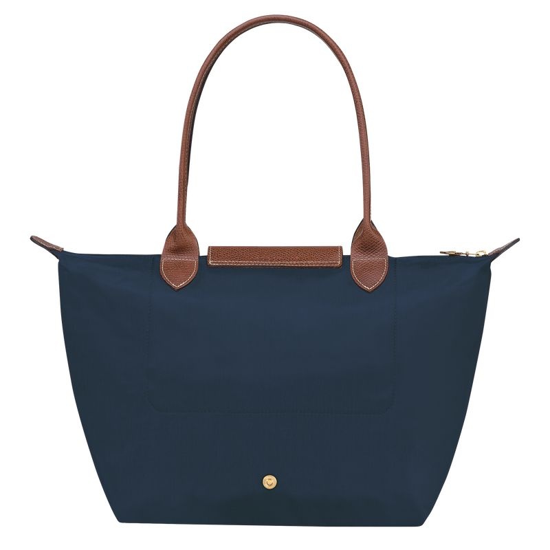 Longchamp Le Pliage Original M Toteväska Dam Marinblå | 4751-NGJDL