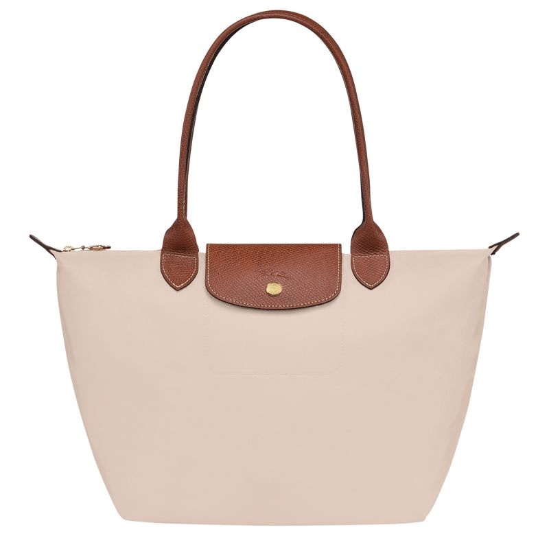 Longchamp Le Pliage Original M Toteväska Dam Vita | 0146-XHLCY