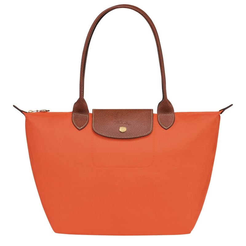 Longchamp Le Pliage Original M Toteväska Dam Orange | 3615-KYGEJ