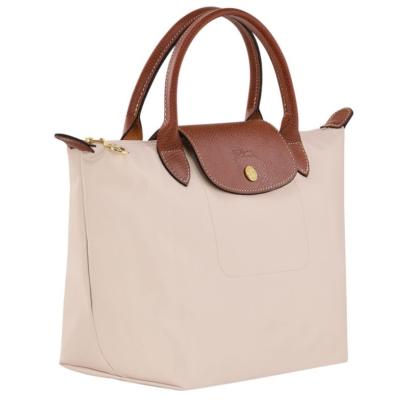 Longchamp Le Pliage Original S Handväska Dam Vita | 0697-WLZMS