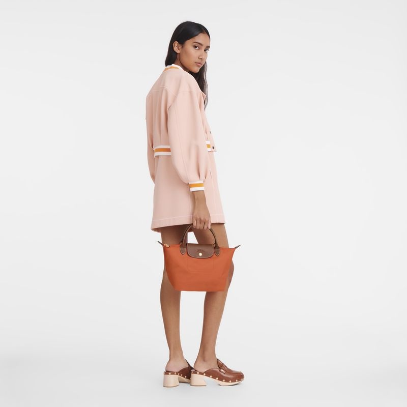 Longchamp Le Pliage Original S Handväska Dam Orange | 9387-ZYRDO