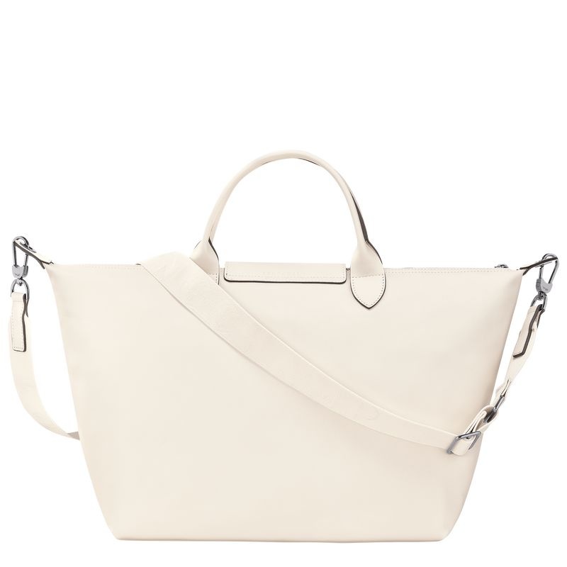 Longchamp Le Pliage Xtra L Handväska Dam Vita | 2418-AFTYM