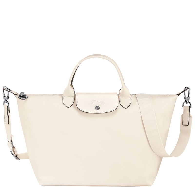 Longchamp Le Pliage Xtra L Handväska Dam Vita | 2418-AFTYM