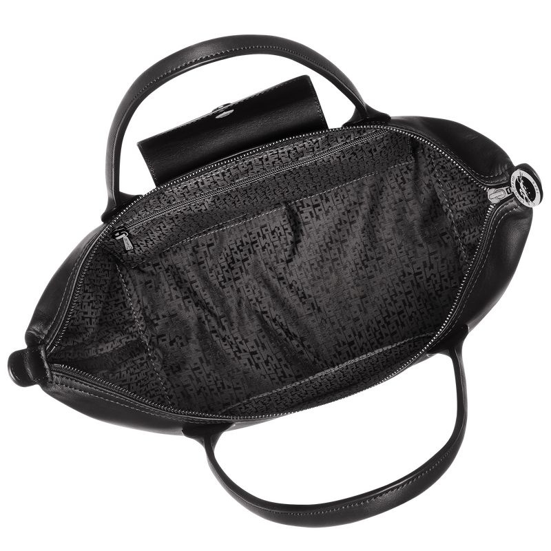 Longchamp Le Pliage Xtra M Toteväska Dam Svarta | 8791-WDSAO