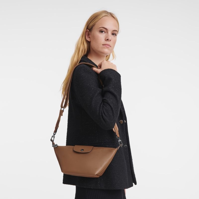 Longchamp Le Pliage Xtra XS Axelväska Dam Bruna | 6081-IAOEF