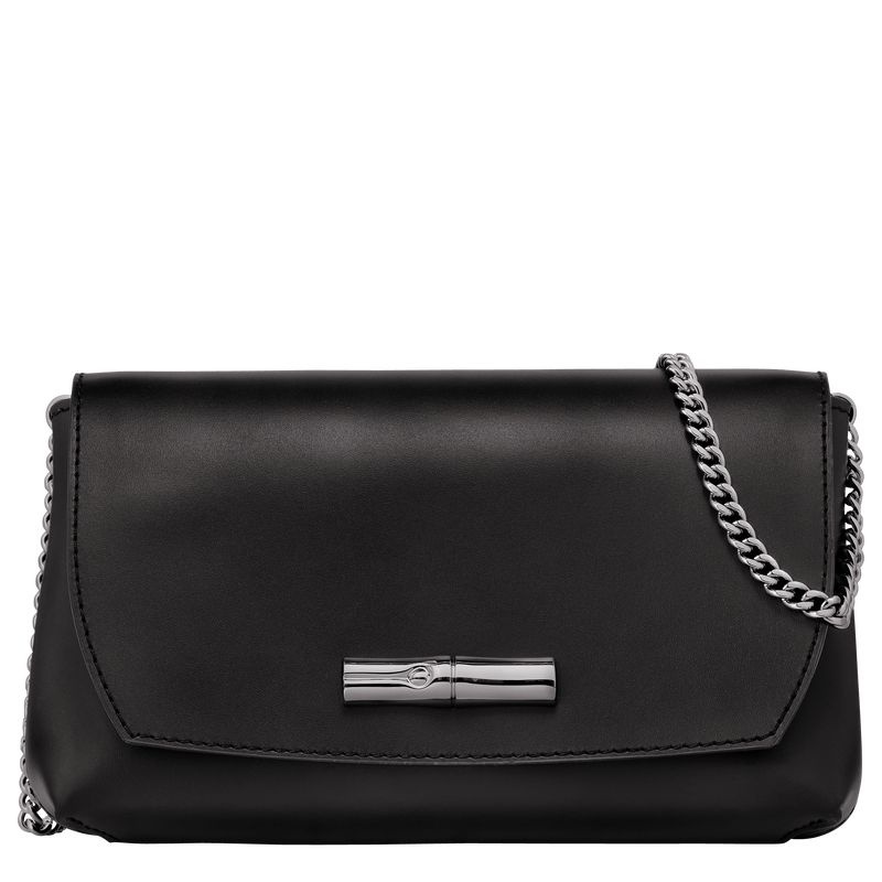 Longchamp Roseau Clutch Dam Svarta | 3046-DMTSV