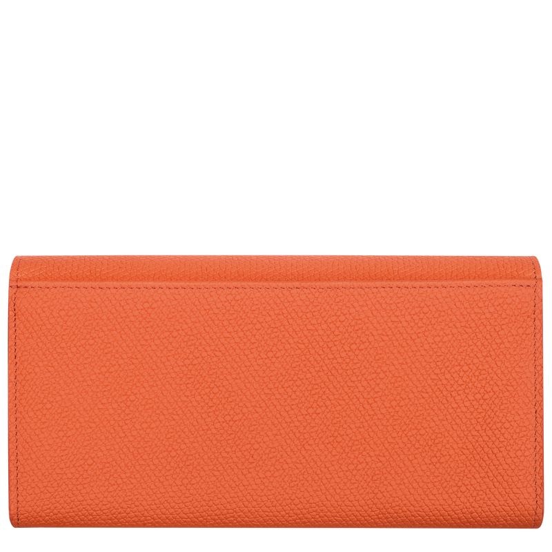 Longchamp Roseau Continental Plånbok Dam Orange | 8072-DOSTU