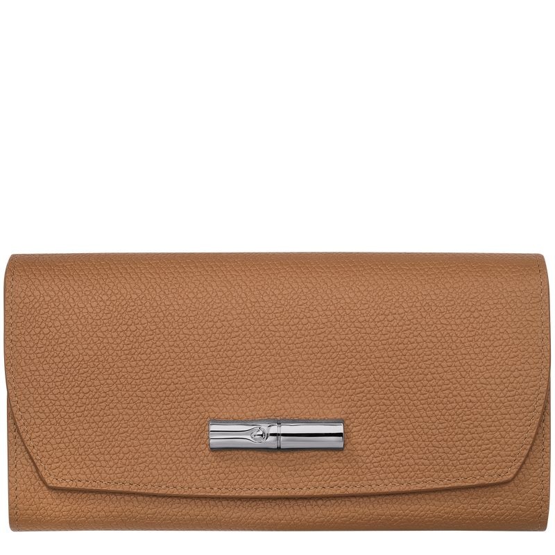 Longchamp Roseau Continental Plånbok Dam Beige | 3825-OLUDK