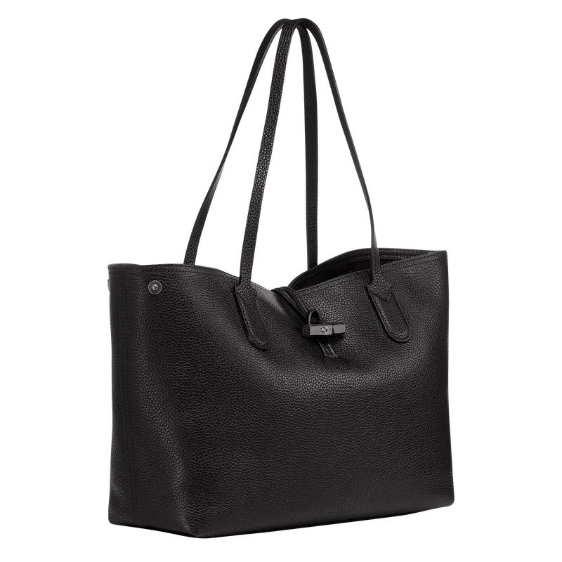 Longchamp Roseau Essential L Toteväska Dam Svarta | 8230-YNLJW